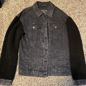 Levi Strauss black jean jacket